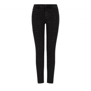 J10 super skinny cropped rhinestone jeans 26