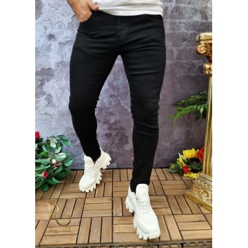 Blugi de bărbați, skinny fit, elastici si conici - BG852