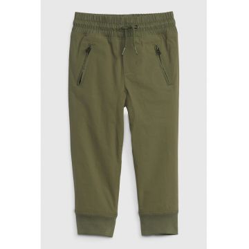 Pantaloni jogger cu buzunare cu fermoar