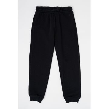 Pantaloni de trening din bumbac cu snur in talie