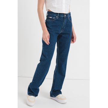 Blugi cu croiala bootcut si talie medie Authentic