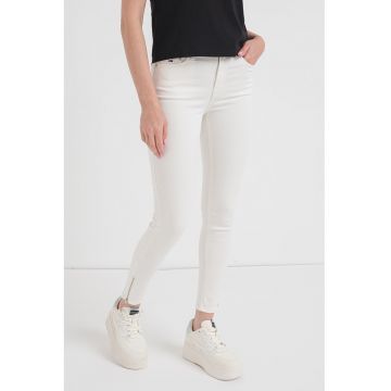 Blugi skinny cu talie medie Nora