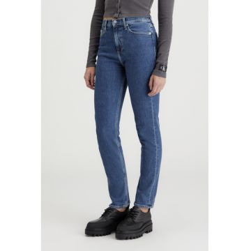 Blugi skinny cu talie inalta