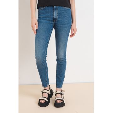 BOSS - Blugi skinny cu 5 buzunare