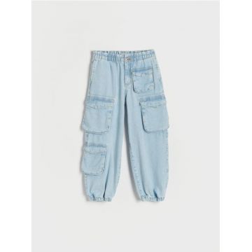 Reserved - GIRLS` JEANS TROUSERS - albastru