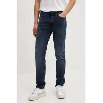 HUGO jeansi barbati, culoarea albastru marin, 50517542