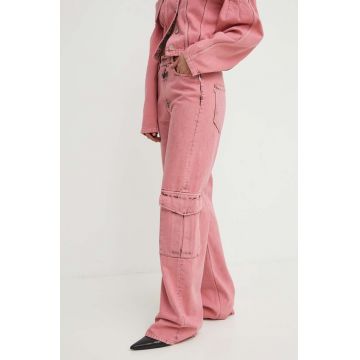 K+LUSHA jeansi femei high waist, KLEPINETDF131KLW11