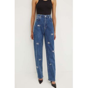 Moschino Jeans jeansi femei high waist, 0328.8223