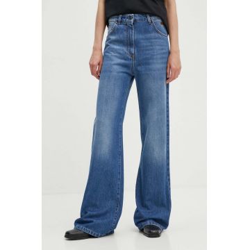 MSGM jeansi femei high waist, 3741MDP230L.247789