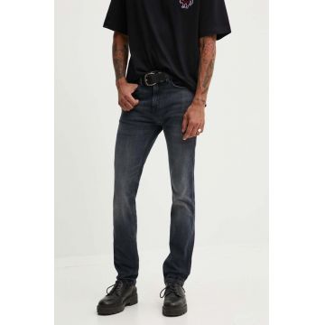 HUGO jeansi barbati, culoarea albastru marin, 50517504