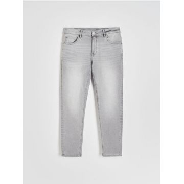 Reserved - Blugi slim fit - gri deschis