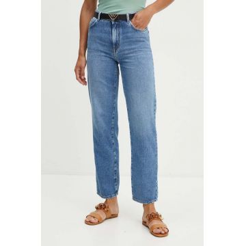 Weekend Max Mara jeansi femei high waist, 2425186051600