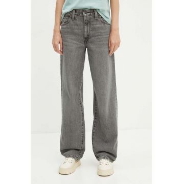 Levi's jeansi BAGGY DAD femei medium waist