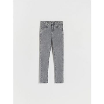 Reserved - GIRLS` JEANS TROUSERS - gri deschis