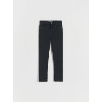 Reserved - GIRLS` JEANS TROUSERS - negru