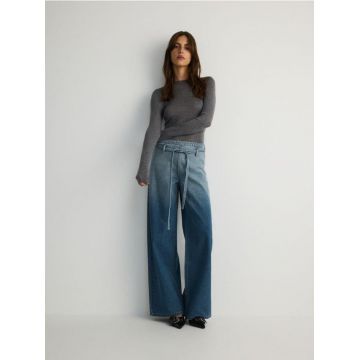 Reserved - LADIES` JEANS TROUSERS - albastru