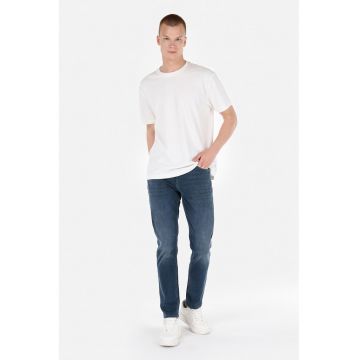 Blugi regular fit cu aspect decolorat Jack