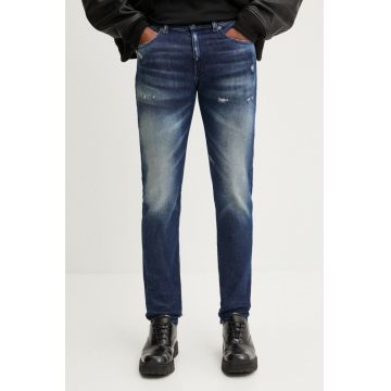 Diesel jeansi 2019 D-STRUKT barbati, culoarea albastru marin, A03558.09J56