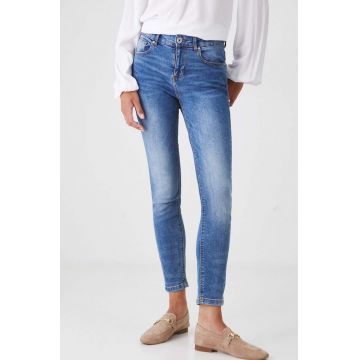 Medicine jeans femei, culoarea bleumarin