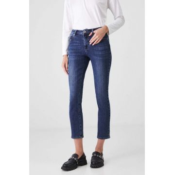 Medicine jeans femei, culoarea bleumarin