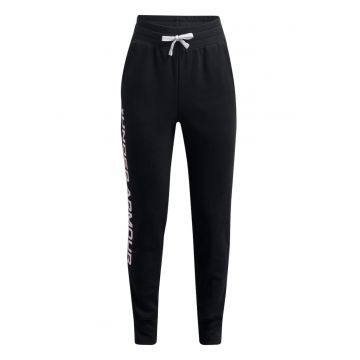 Pantaloni cu imprimeu logo pentru fitness Rival