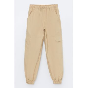 Pantaloni de bumbac cu talie ajustabila