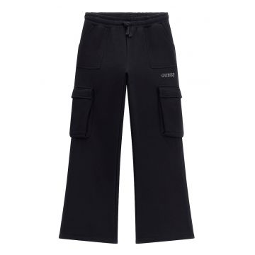 Pantaloni de trening cargo cu snur