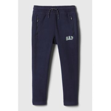 Pantaloni de trening uni cu talie ajustabila