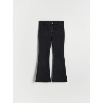 Reserved - GIRLS` JEANS TROUSERS - negru