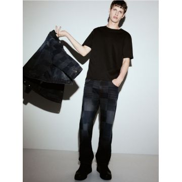 Reserved - MEN`S JEANS TROUSERS - Albastru metalizat