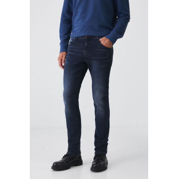 Medicine jeans bărbați, culoarea bleumarin