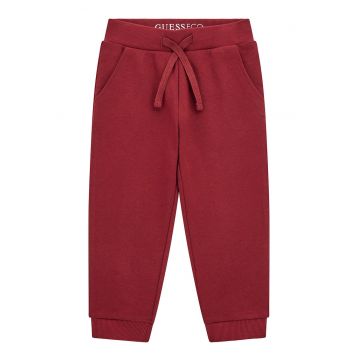 Pantaloni de trening din bumbac cu talie ajustabila