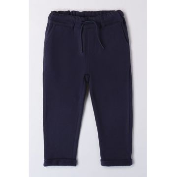 Pantaloni de trening uni de bumbac