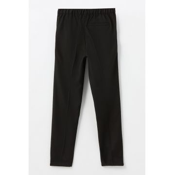 Pantaloni eleganti cu talie medie