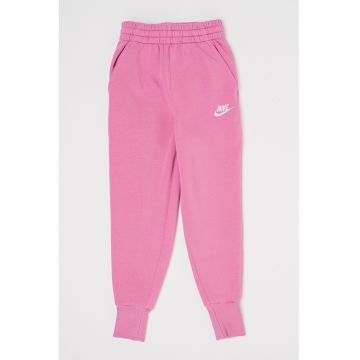 Pantaloni sport cu talie inalta si buzunare laterale