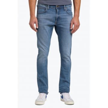 Blugi barbati Luke cu croiala Slim Tapered albastru