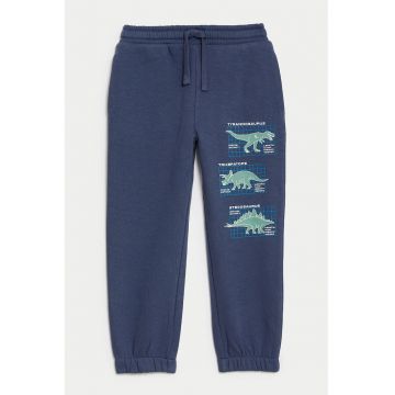 Pantaloni de trening cu imprimeu cu dinozauri