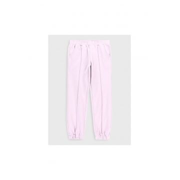 Pantaloni lungi - 301253464 - Bumbac - Violet