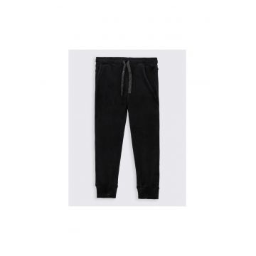 Pantaloni lungi - 301269298 - Poliester - Negru