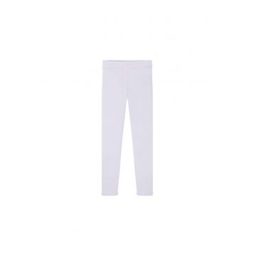 Pantaloni lungi - 301923589 - Bumbac - Violet