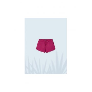 Pantaloni lungi - 302032600 - Bumbac - Claret