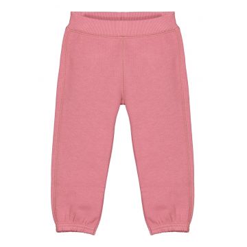 Pantaloni sport de bumbac cu detaliu grafic