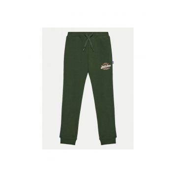 Pantaloni copii - 395635 - Verde - Bumbac