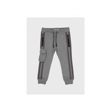 Pantaloni copii - 45661 - Bumbac/Poliester - Gri