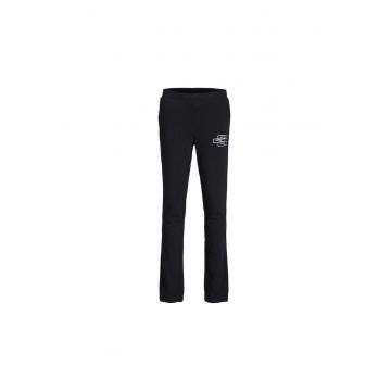 Pantaloni lungi - 300752340 - Bumbac - Poliester - Negru