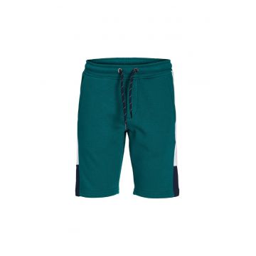 Pantaloni lungi - 301429333 - Poliester - Bumbac - Verde