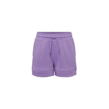 Pantaloni lungi - 301767572 - Bumbac - Poliester - Violet