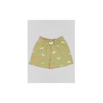 Pantaloni lungi - 302715336 - Bumbac - Verde