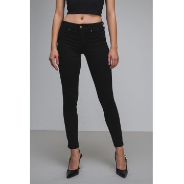 Blugi skinny cu talie medie