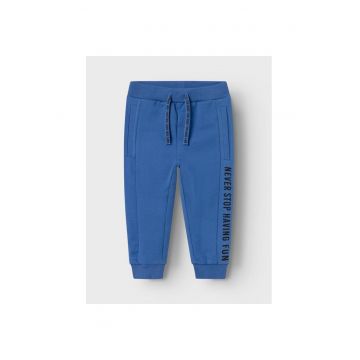 Pantaloni copii - 361143 - Albastru - Bumbac